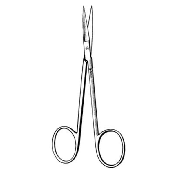 Iris Scissors Straight 3-1/2" Stainless Steel Non-Sterile Reusable Ea