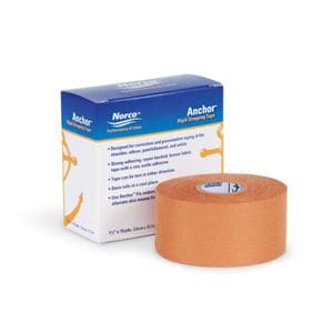 Anchor Strapping Tape Rayon-Backed/Zinc Oxide/Fabric 1.5"x15yd Brown Ea