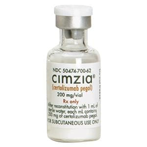 Cimzia Injection 200mg SDV 1mL 2/Pk