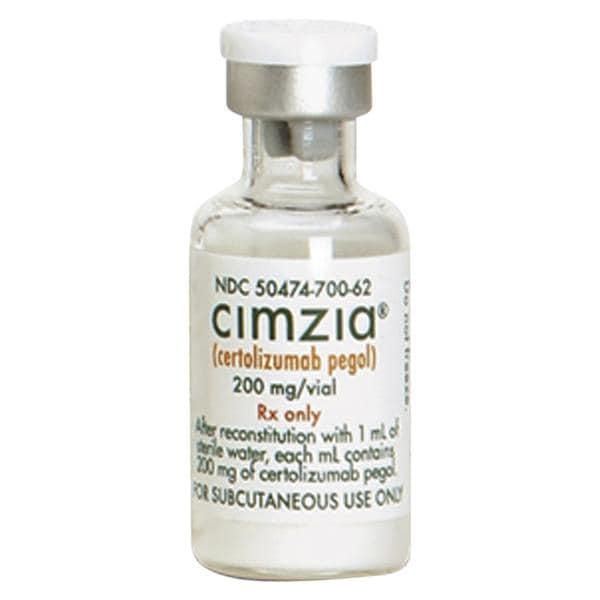 Cimzia Injection 200mg SDV 1mL 2/Pk