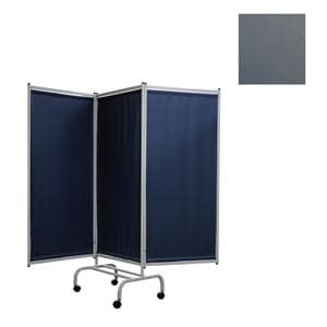 Privess Elite Privacy Screen Steel Frame 3 Panel Gray Ea