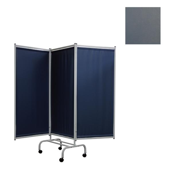 Privess Elite Privacy Screen Steel Frame 3 Panel Gray Ea