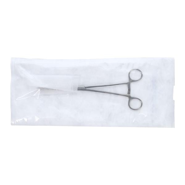 Foerster Sponge Forcep Straight 9-1/2" Stainless Steel Sterile Ea