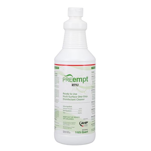 PREempt Multisurface Disinfectant Bottle 32 oz 12/Ca