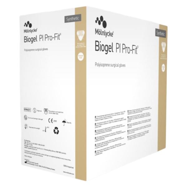 Biogel PI Pro-Fit Polyisoprene Surgical Gloves 8.5 White