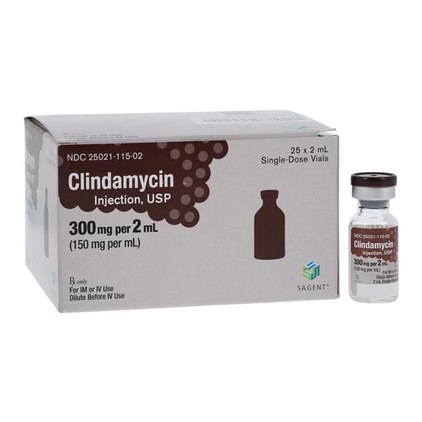 Clindamycin Phosphate Injection 150mg/mL SDV 2mL 25/Pk