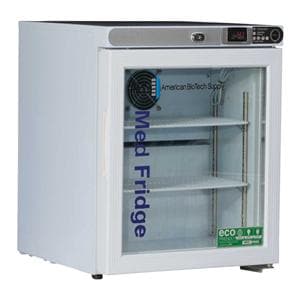 Premier MedFridge Laboratory Refrigerator 1 Cu Ft Glass Door 2 to 8C Ea