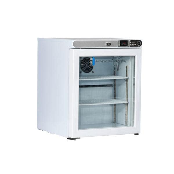 Premier MedFridge Laboratory Refrigerator 1 Cu Ft Glass Door 2 to 8C Ea