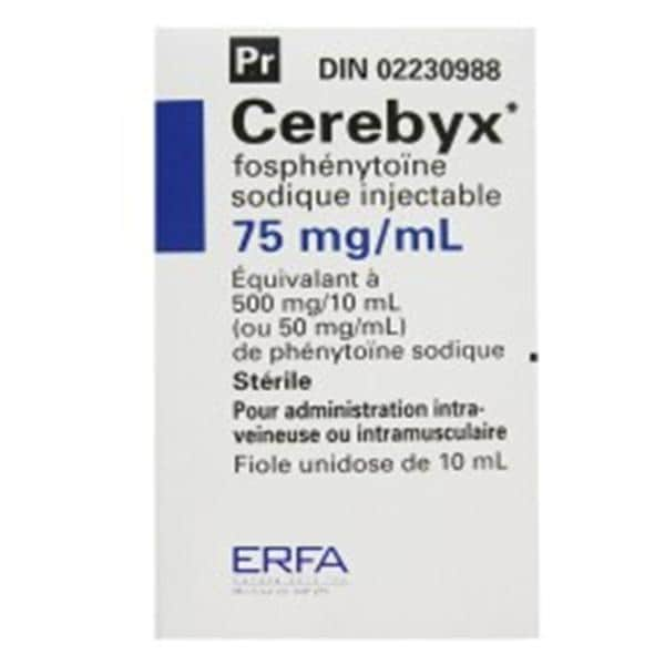 Cerebyx Injection 50mg/mL SDV 10mL 10/Package