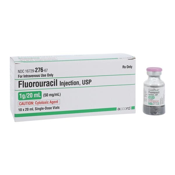 Fluorouracil 50mg/mL 10/Bx