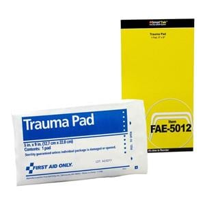 Asherman Cotton Trauma Pad 5x9" Sterile Refill Moisture Resistant