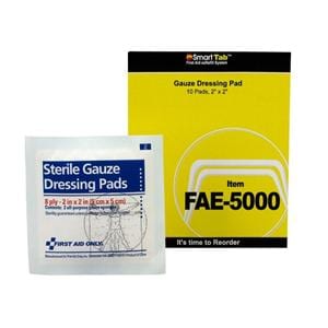 First Aid 100% Gauze Gauze Bandage 2x2" 8 Ply