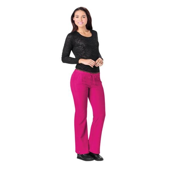 HeartSoul Scrub Pant 4 Pockets 3X Large Wine Womens Ea