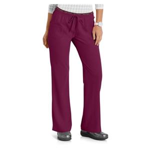 HeartSoul Scrub Pant 4 Pockets Medium Wine Womens Ea