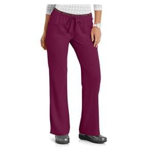 HeartSoul Scrub Pant 4 Pockets X-Large Wine Womens Ea