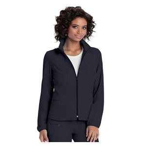 HeartSoul Warm-Up Jacket Long Set-In Sleeves 2X Large Pewter Womens Ea