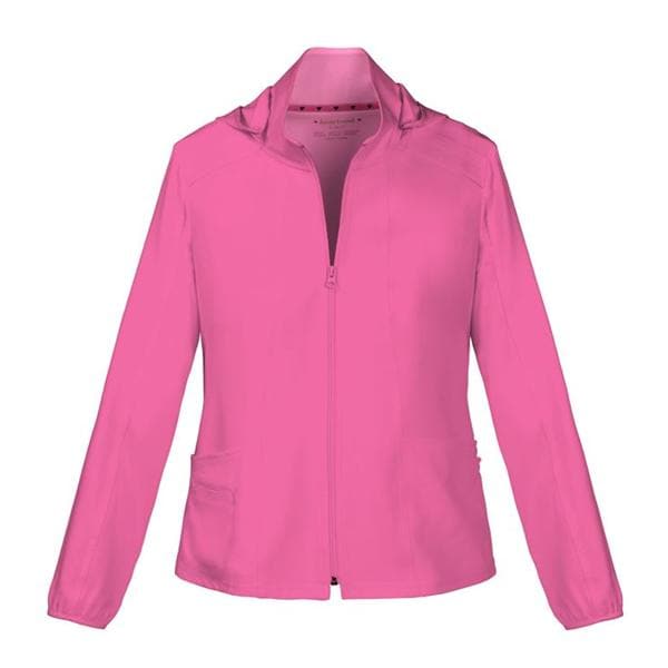 HeartSoul Warm-Up Jacket Poly/Spndx Fn Dobby StIn Lng Slv X-Large Pnk Womens Ea