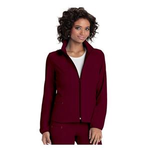 HeartSoul Warm-Up Jacket Long Set-In Sleeves X-Large Wine Womens Ea