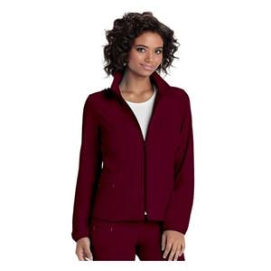 HeartSoul Warm-Up Jacket Long Set-In Sleeves X-Small Wine Womens Ea