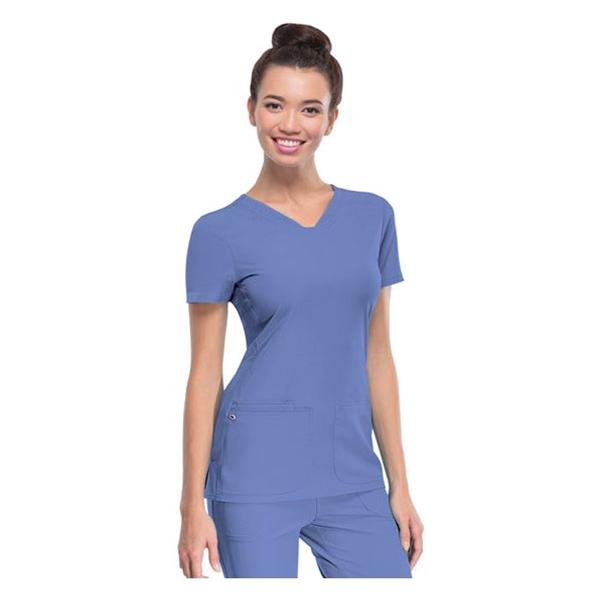 HeartSoul Scrub Shirt V-Neck Large Ceil Womens Ea