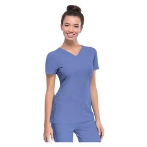 HeartSoul Scrub Shirt V-Neck Medium Ceil Womens Ea