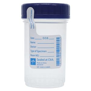 Click N Close Specimen Container 4oz Sterile 300/Ca