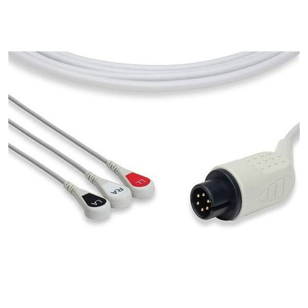 Soma Electrocardio Cable Refurbished 3 Lead Ea