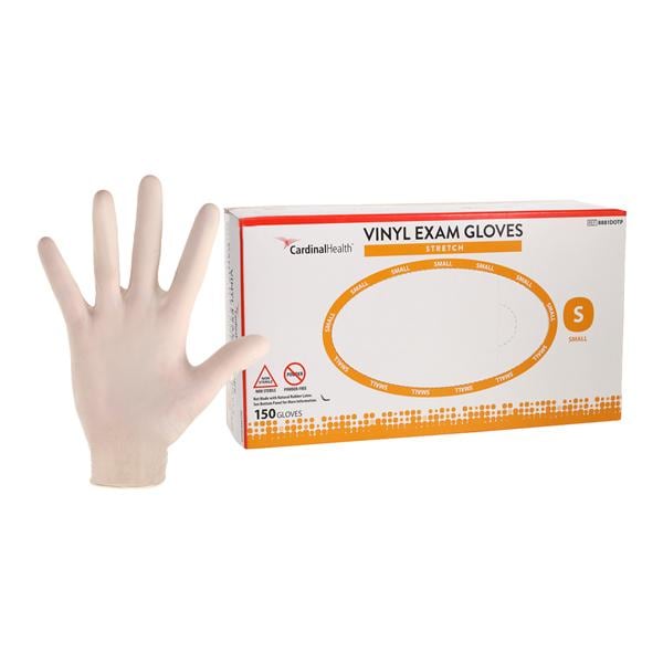 Esteem Stretchy Synthetic Vinyl Formulation Exam Gloves Small Cream Non-Sterile