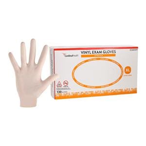 Esteem Stretchy Synthetic Vinyl Formulation Exam Gloves X-Large Cream NS