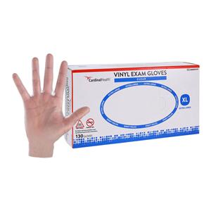 InstaGard Polyvinyl Chloride Exam Gloves X-Large Transparent Non-Sterile