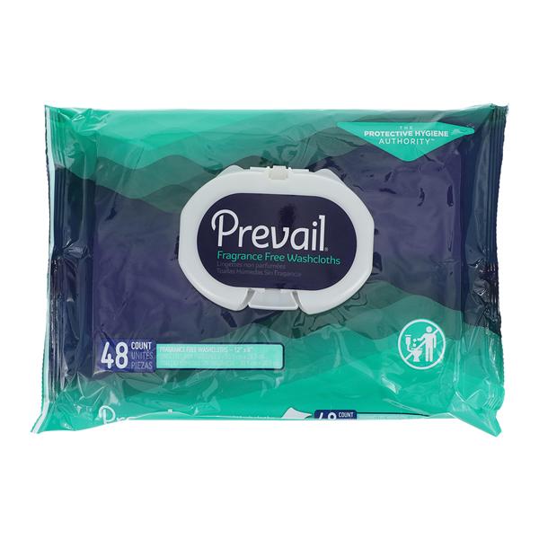 Prevail Premium Washcloth Disposable Fabric 8x12" White 12/Ca