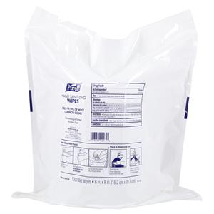 Purell Wipes Sanitizer 1200 Count 2/Ca