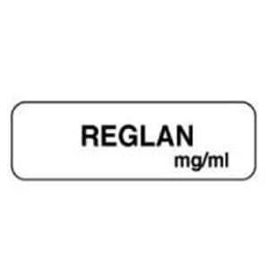 Anesthesia Label REGLAN White 1-1/4x3/8" 1000/Rl