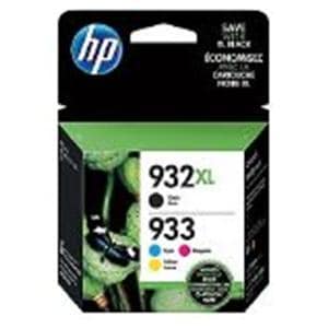 HP 933 Black/Cyan/Magenta/Yellow Cartridges (N9H62FN#140) 4/Pack