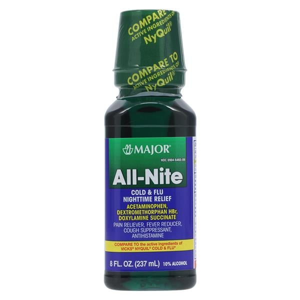 All-Nite Cold/Flu Syrup 650/30/12.5mg Original 8oz/Bt