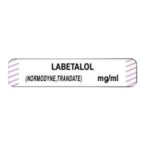 Anesthesia Label DTI Labetalol (Normodyne) White/Lilac 1-1/2x1/3" 1000/Rl