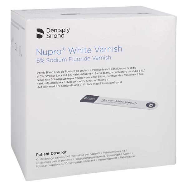 NUPRO Fluoride Varnish 5% NaF 0.4 Gm Raspberry White 100/Bx