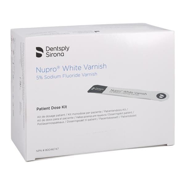 NUPRO Fluoride Varnish 5% NaF 0.4 Gm Caramel White 50/Bx