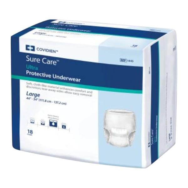 Sure Care Incontinence Underwear Unisex 44-54" Ultra 72/Ca