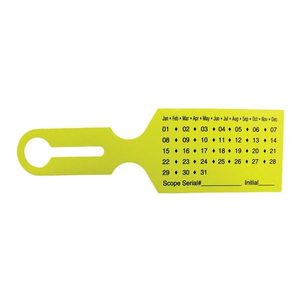 Hang Time Sterilization ID Label Yellow 500/Bx