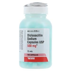 Dicloxacillin Sodium Capsules 500mg Bottle 100/Bottle