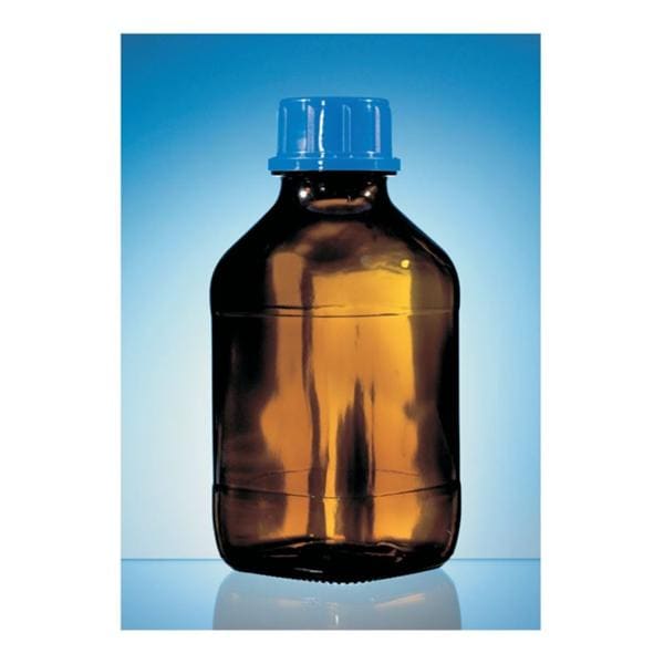 Safety-Coated Bottle Amber 1000mL Ea