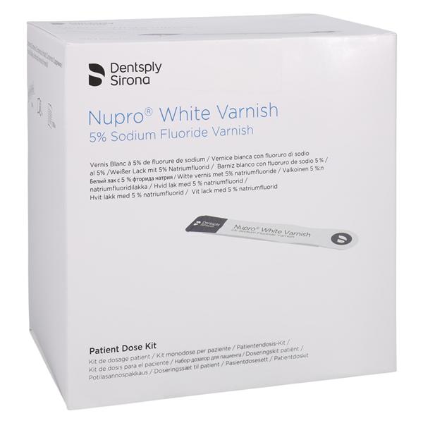 NUPRO Fluoride Varnish 5% NaF 0.4 Gm Mint White 100/Bx