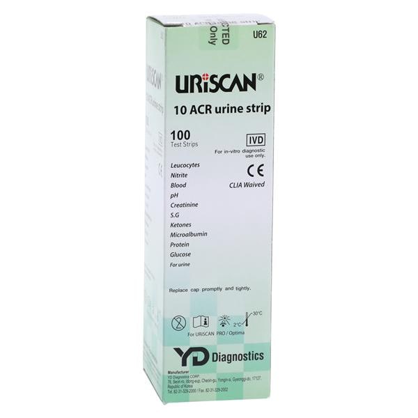 Uriscan 10 ACR Test Strip 100/Bt