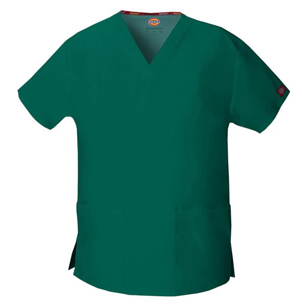 Dickies Scrub Shirt Short Sleeves X-Small Hunter Green Ea