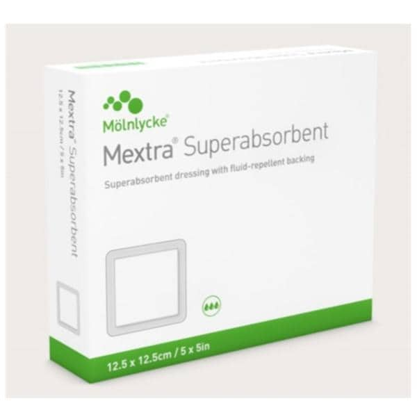 Mextra Polyacrylate Superabsorbent Dressing 5x5" Superabsorber