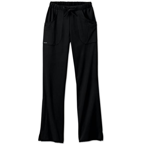 Jockey Scrub Pant 4 Pockets X-Small Black Womens Ea