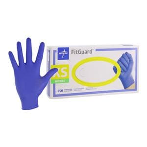 FitGuard Nitrile Exam Gloves X-Small Blue Non-Sterile