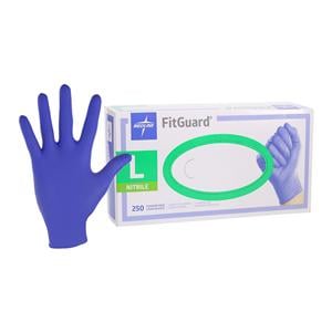 FitGuard Nitrile Exam Gloves Large Blue Non-Sterile, 10 BX/CA