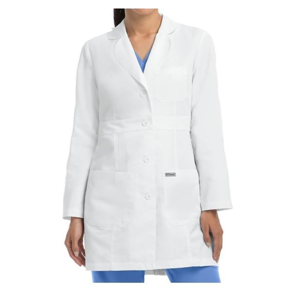 Greys Anatomy Jacket Lab Coat 34 in Large White Womens Ea